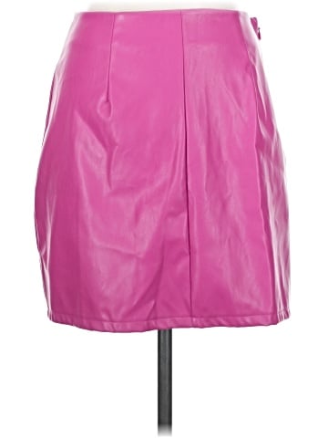 Floerns Faux Leather Skirt (view 2)