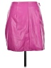 Floerns 100% Polyester Pink Faux Leather Skirt Size S - photo 2