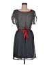 Zara Basic Polka Dots Gray Casual Dress Size M - photo 1