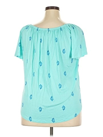 Style&Co Short Sleeve Blouse (view 2)