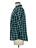 St. John's Bay 100% Cotton Plaid Teal Long Sleeve Button-Down Shirt Size M - photo 5