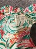 Cato 100% Polyester Paisley Green Short Sleeve Blouse Size 18-20W - photo 7