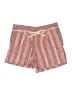 J.Jill 100% Linen Stripes Brown Shorts Size 10 - photo 1