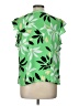 Liz Claiborne 100% Polyester Green Sleeveless Blouse Size L (petite) - photo 2