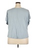Torrid Blue Short Sleeve Top Size 3X Plus (3) - photo 2