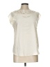 Lauren Conrad 100% Polyester Ivory Sleeveless Blouse Size L - photo 1