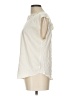 Lauren Conrad 100% Polyester Ivory Sleeveless Blouse Size L - photo 5