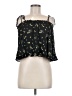 Aqua 100% Polyester Black Sleeveless Blouse Size M - photo 1