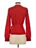 Bailey 44 Color Block Red Long Sleeve Blouse Size 0 - photo 2