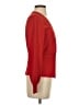Bailey 44 Color Block Red Long Sleeve Blouse Size 0 - photo 4