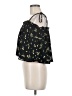 Aqua 100% Polyester Black Sleeveless Blouse Size M - photo 5