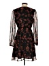 Unbranded 100% Polyester Floral Black Cocktail Dress Size M - photo 2