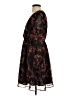 Unbranded 100% Polyester Floral Black Cocktail Dress Size M - photo 5