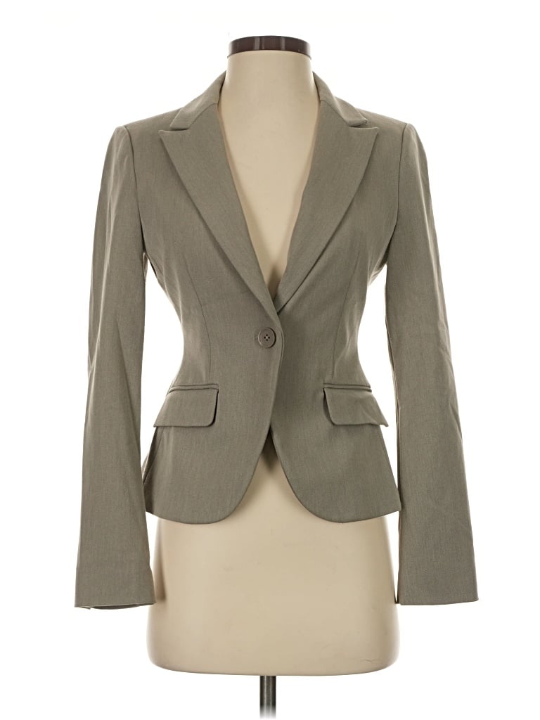 Pre-owned Express Blazer Jacket In Tan
