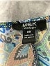 MSK Paisley Blue Casual Dress Size 3X - photo 7