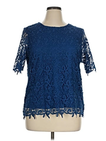 Philosophy Republic Clothing Short Sleeve Blouse (view 1)
