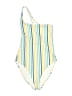 Old Navy Stripes Ivory One Piece Swimsuit Size S - photo 1