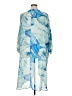 Wendy Williams 100% Polyester Blue Kimono Size XL - photo 2