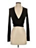 Dynamite Black Long Sleeve Top Size XS - photo 1