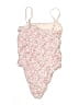 Old Navy Floral Ivory One Piece Swimsuit Size S - photo 2