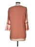 Ivanka Trump 100% Polyester Orange 3/4 Sleeve Blouse Size M (estimated) - photo 2