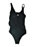 Pink Blush 100% Polyester Solid Black One Piece Swimsuit Size S - photo 2