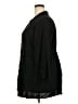 Torrid Black 3/4 Sleeve Button-Down Shirt Size 4X Plus (4) - photo 5