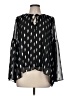 Jennifer Lopez 100% Polyester Black 3/4 Sleeve Blouse Size M - photo 1