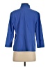 Weekends by Chico's Solid Blue Raincoat Size Sm (0) - photo 2
