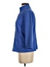 Weekends by Chico's Solid Blue Raincoat Size Sm (0) - photo 5