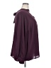 Torrid 100% Polyester Burgundy Long Sleeve Blouse Size 2X Plus (2) - photo 4