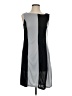 Reborn Color Block Gray Cocktail Dress Size S - photo 1