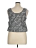 Bar III Silver Sleeveless Blouse Size XL - photo 2