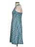 MPG Chevron-herringbone Teal Casual Dress Size XS - photo 5