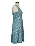 MPG Chevron-herringbone Teal Casual Dress Size XS - photo 4