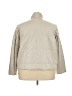 J.Jill 100% Polyester Solid Ivory Jacket Size 2X - photo 2