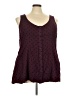 Torrid Burgundy Sleeveless Blouse Size 4X Plus (4) - photo 1