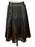 HD in Paris 100% Polyester Metallic Silver Formal Skirt Size M - photo 1