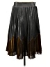 HD in Paris 100% Polyester Metallic Silver Formal Skirt Size M - photo 2