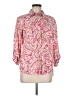 Westbound 100% Cotton Paisley Pink 3/4 Sleeve Blouse Size M - photo 1