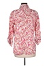 Westbound 100% Cotton Paisley Pink 3/4 Sleeve Blouse Size M - photo 2