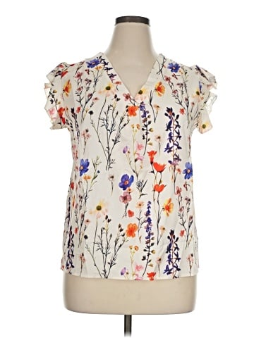 Unbranded Short Sleeve Blouse (view 1)