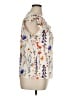 Unbranded Floral Ivory Short Sleeve Blouse Size XL (estimated) - photo 4