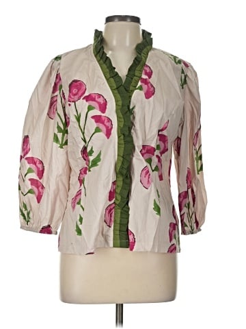 Umgee 3/4 Sleeve Blouse (view 1)