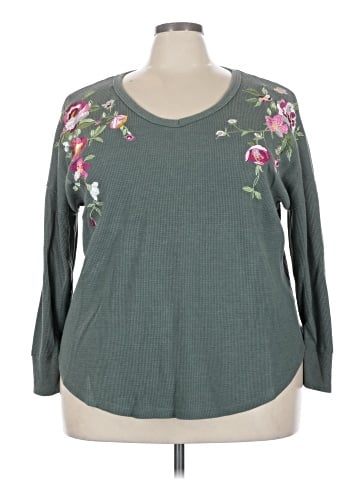 Woman Within 3/4 Sleeve T-Shirt (view 1)