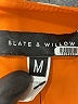 Slate & Willow 100% Polyester Hearts Orange Romper Size M - photo 4