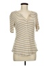 Threads 4 Thought Tan Short Sleeve Top Size M - photo 1