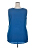 Faded Glory 100% Polyester Blue Sleeveless Blouse Size 2X - photo 2