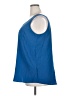 Faded Glory 100% Polyester Blue Sleeveless Blouse Size 2X - photo 5