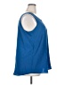 Faded Glory 100% Polyester Blue Sleeveless Blouse Size 2X - photo 4